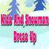 Kids And Snowman Dress Up spel