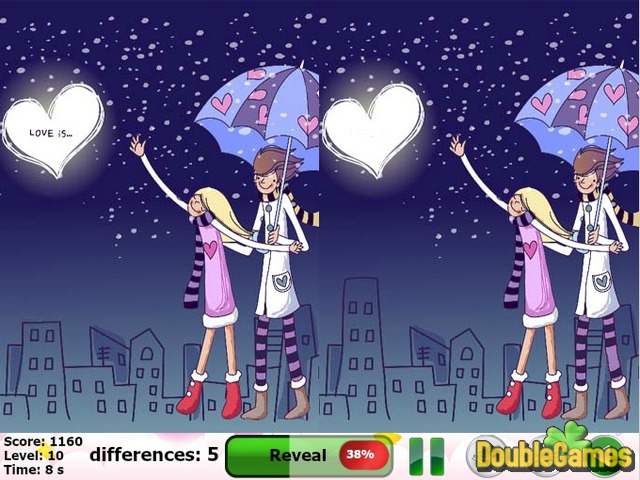 Free Download Valentine's Day: Spot the Difference Screenshot 3